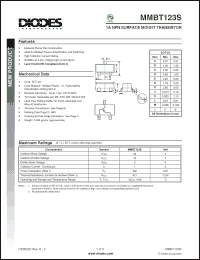 Click here to download MMBT123S-7-F Datasheet