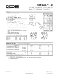 Click here to download DDC142TU-7-F Datasheet