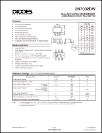 Click here to download 2N7002DW_1 Datasheet