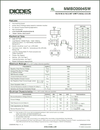 Click here to download MMBD2004SW Datasheet