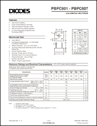 Click here to download PBPC601_1 Datasheet