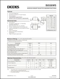 Click here to download B0530WS_1 Datasheet