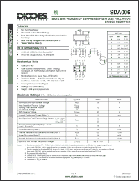 Click here to download SDA006 Datasheet