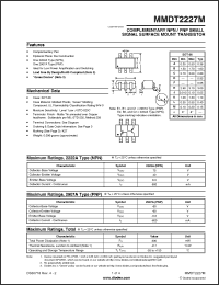 Click here to download MMDT2227M-7 Datasheet