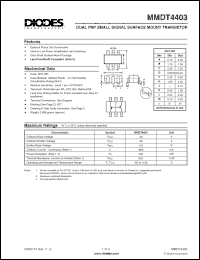 Click here to download MMDT4403-7-F Datasheet