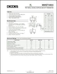 Click here to download MMST4403_1 Datasheet