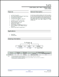 Click here to download TL072SG-13 Datasheet