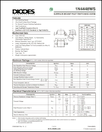 Click here to download 1N4448WS-7-F Datasheet