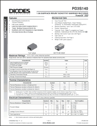 Click here to download PD3S140 Datasheet