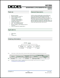 Click here to download AH1884 Datasheet