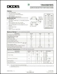 Click here to download 1N4448HWS_1 Datasheet