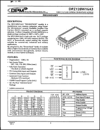 Click here to download DPZ128W16A3-25B Datasheet