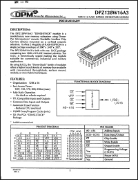 Click here to download DPZ128W16A3-25M Datasheet