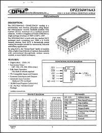 Click here to download DPZ256W16A3-25C Datasheet