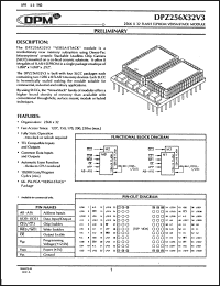 Click here to download DPZ256X32V3-25M Datasheet