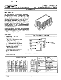 Click here to download DPZ512X16A3-25B Datasheet