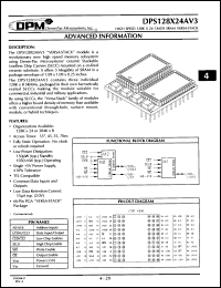 Click here to download DPS128X24V3-85C Datasheet