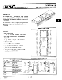 Click here to download DPS8M624-85C Datasheet