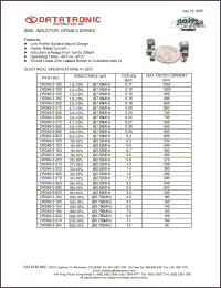 Click here to download DR349-3-822 Datasheet