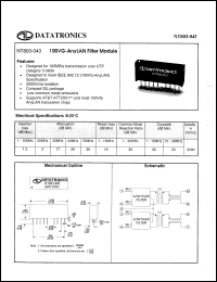 Click here to download NT803-043 Datasheet