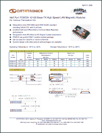 Click here to download NT805-701 Datasheet