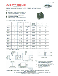 Click here to download SM500-1 Datasheet