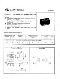 Click here to download NT805-011 Datasheet