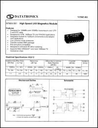 Click here to download NT805-081 Datasheet