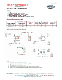 Click here to download DR356-4-471 Datasheet