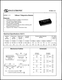 Click here to download NT801-111 Datasheet