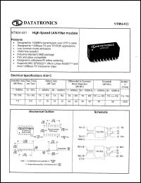 Click here to download NT804-021 Datasheet