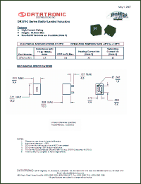 Click here to download DR370-2-501 Datasheet