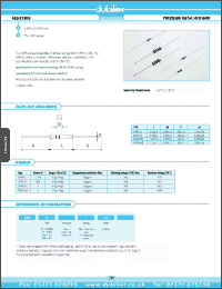Click here to download DMR10001BD75R Datasheet