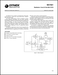 Click here to download MAS7001CD Datasheet