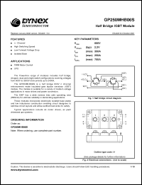 Click here to download GP250MHB06S Datasheet
