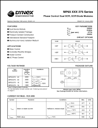 Click here to download MP03/275-22 Datasheet