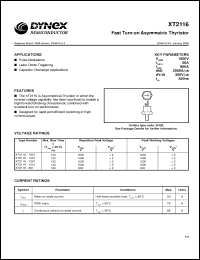 Click here to download XT2116 Datasheet