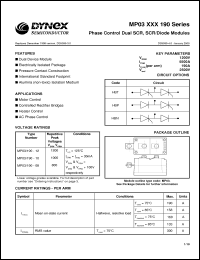 Click here to download MP03/190-10 Datasheet