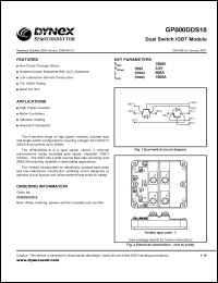 Click here to download GP800DDS18 Datasheet
