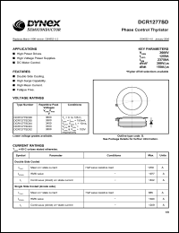 Click here to download DCR1277SD Datasheet