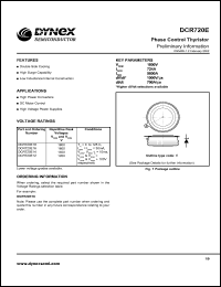 Click here to download DCR720E Datasheet