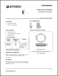 Click here to download DCR4500A40 Datasheet