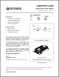 Click here to download DIM200WBS12-A000 Datasheet