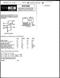 Click here to download ECG1000 Datasheet