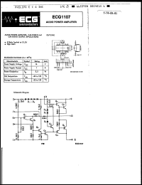 Click here to download ECG1107 Datasheet