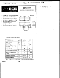 Click here to download ECG1109 Datasheet