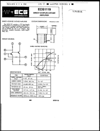 Click here to download ECG1119 Datasheet