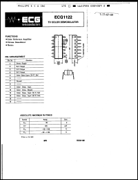 Click here to download ECG1122 Datasheet