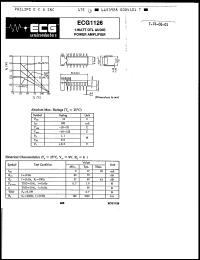 Click here to download ECG1126 Datasheet