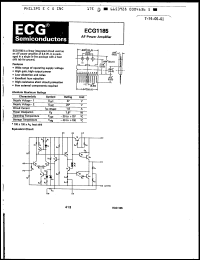 Click here to download ECG1185 Datasheet